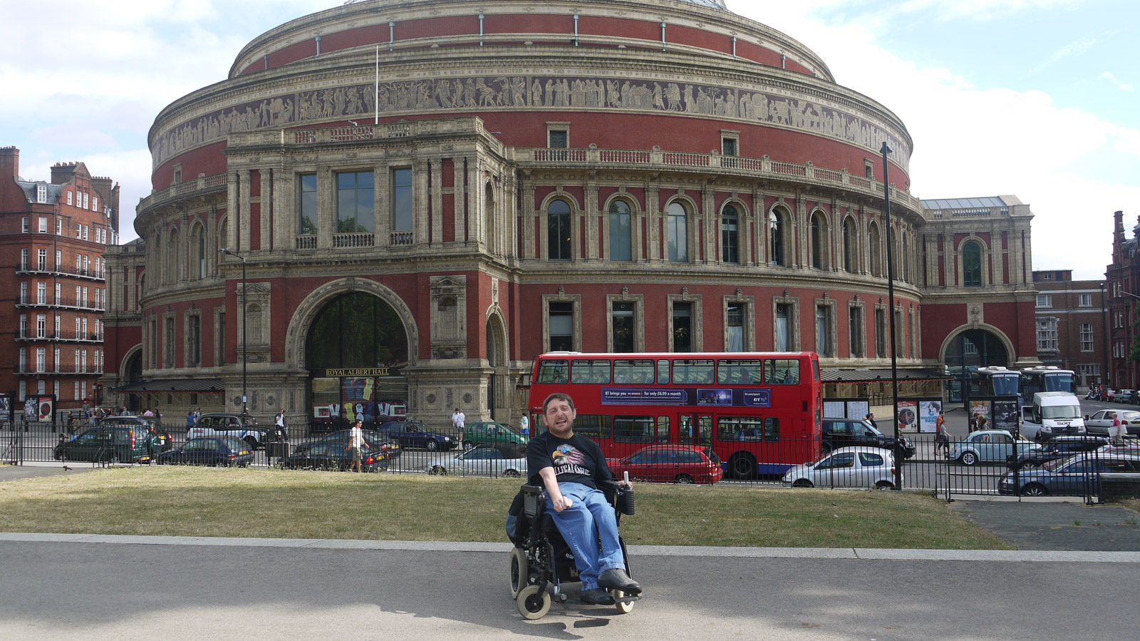 Myself outside The Royal Albert Hall, London